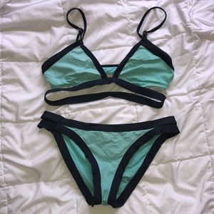 L*space bikini blue strappy